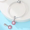 New 925 Silver Plated Princess Wishing Bottle Birthday Present Charms Beads Fit Original Bracelets Necklace Fine DIY Jewelry. 