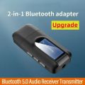 Bluetooth 5.0 Audio Transmitter Receiver LCD Display 3.5MM AUX RCA Stereo Wireless Adapter USB Dongle For PC TV Car Headphones. 