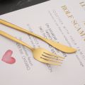 6Pcs Mirror Dinner Forks Cutlery Gold Stainless Steel Fork Flatware Kitchen Silverware Western Dinnerware Restaurant Fork Set. 