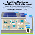 Manhot WiFi Smart Energy Meter Two Way 1, 2 Channel with Current Sensor Clamp For Tuya/Smart Life Monitor Power 80A 110V/240V. 