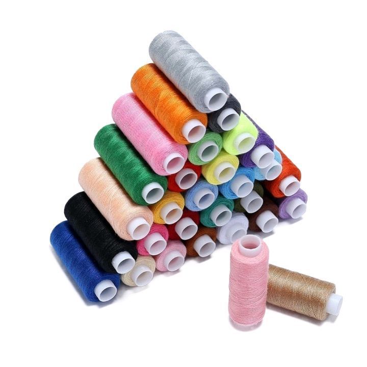 Sewing Thread Set Multicolor (24 pcs ) | Daraz.lk