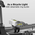 Smiling Shark SD-0701 Flashlight Super Bright LED Cycle Light Rechargeable Waterproof Torch Light for Camping Hiking Outdoors.