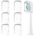 6 Pcs Reusable Toothbrush Head Covers Compatible with  Sonicare Electric Toothbrush Heads for Storage in Home and Travel. 