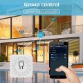 Tuya ZigBee Breaker WiFi Smart Switch 2Way Breaker Relay Module 220V 110V 16A Smart Life APP Voice Control For Alexa  Home. 