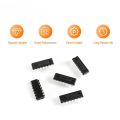 50PCS Integrated Circuit Logic IC 74HC/ 74LS DIP-14  5 values  IC Chip Assortment Box Kit Electronic Component. 