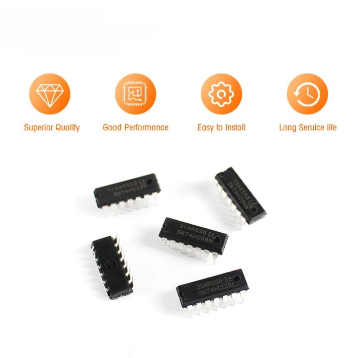 50PCS%20Integrated%20Circuit%20Logic%20IC%2074HC/%2074LS%20DIP-14%20%205%20values%20%20IC%20Chip%20Assortment%20Box%20Kit%20Electronic%20Component%20-%20Image%202
