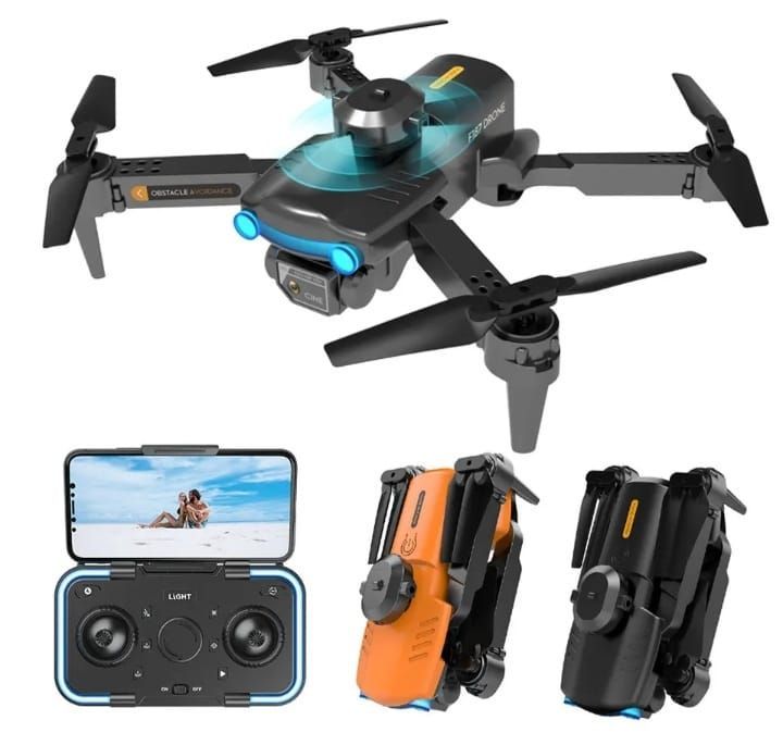 Drone F187 4K image quality intelligent obstacle avoidance Dual camera long battery life powerful function Daraz.pk