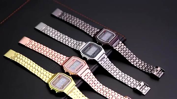 Unisex F91W Retro Men Women's Multifunction LED Digital Watch Stainless Steel Sports Wristwatches Ladies Electronic Wristwatch