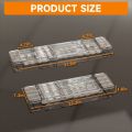 Extendable Bathroom Storage Shelf & Bathtub Tray Rack, Adjustable Shower Caddy Organizer with Expandable Tray Holder Stand. 