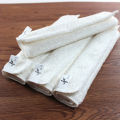 1/5PCS Natural Bamboo Fiber Thickened Cleaning Cloth White Dish Towel Kitchen Scouring Pad Easy To Clean Bathroom Rags Dishcloth. 