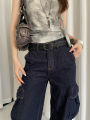 Retro Ethnic Style Butterfly Printed Red Belt For Women New In 2025 Versatile Belt With Jeans Belt Decoration.
