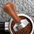 Coffee Tamper Powder Hammer Pressing Wooden Handle Coffee Distributor for Coffee and Espresso Mat Powder Hammer Tampers Machine. 