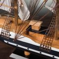 Large Wooden Sailboat Model Craft Toys Sailing Boat 3D Ship Mediterranean home decor New Hose Gift to friend. 