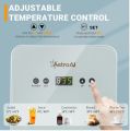 AstroAI Mini Fridge 6 Litre/8 Can Skincare Fridge for Bedroom - With Upgraded Temperature Control Panel, AC/12V DC Thermoelectric Portable Cooler and Warmer. 