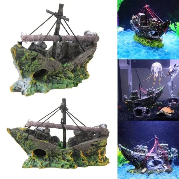 Aquarium%20Fish%20Tank%20Decoration%20Landscape%20Pirate%20Ship%20Shipwreck%20Retro%20Resin%20Design%20Accessories%20Home%20Decoration%20-%20Image%202