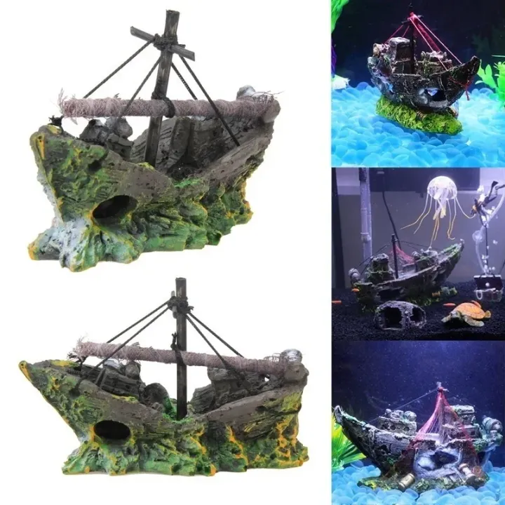 Aquarium%20Fish%20Tank%20Decoration%20Landscape%20Pirate%20Ship%20Shipwreck%20Retro%20Resin%20Design%20Accessories%20Home%20Decoration%20-%20Image%202