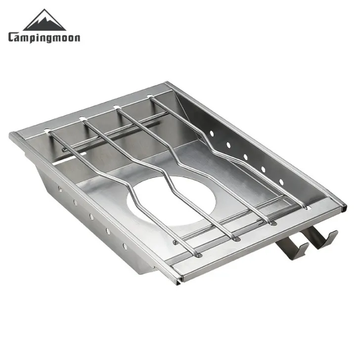 CAMPINGMOON%20CK-25PG%20Stainless%20Steel%20Korean%20Style%20Furnace%20Plate%20Frame%20Camping%20Sinking%20Windproof%20IGT%20One%20Unit%20Furnace%20Plate%20-%20Image%206