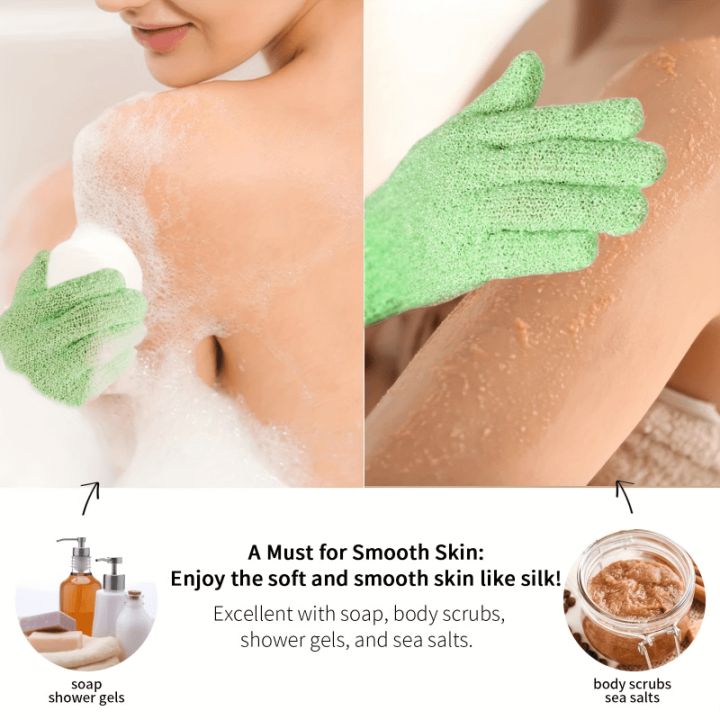 1-10pcs%20Colourful%20Exfoliating%20Gloves,%20Bath%20Gloves%20For%20Shower,%20Double%20Sided%20Exfoliating%20Gloves,%20For%20Spa,%20Massage%20And%20Body%20Scrubs%20-%20Image%205