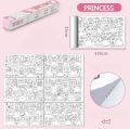 Children's Drawing Roll Sticky Coloring Paper Roll DIY Color Filling Paper Graffiti Scroll for Kids Painting Educational Toys. 