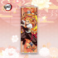 New Demon Slayer Hanging Paintings Reel Long Cartoon Kamado Nezuko Poster Wall Decoration Holiday Anime Peripherals.