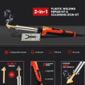 100W Plastic Welding Kit, Hot Staples, Assistive Cutter for Plastic Crack Repair, Car Bumper Repair, Gas Tank Plastic Repair. 