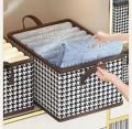 Foldable washable wadrobe Storage Box Folding Basket With Frame Clothing Organizer Drawer Cabinet Bin Containers For Wardrobe Bedroom Closet Home. 