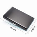 Rfid Credit Card Holder Men Minimalist Wallet Aluminium Bank Cardholder Case with Money Clip Designer Porte Carte. 