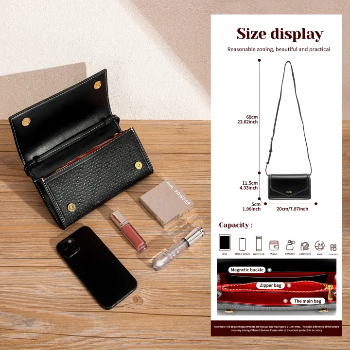 Magnetic%20Buckle%20Folding%20Small%20Square%20Bag%20Classic%20Women's%202026%20Autumn%20Solid%20Color%20Simple%20New%20Single%20Shoulder%20Crossbody%20Bag%20-%20Image%204