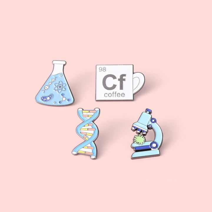 4pcs%20Science%20Enamel%20Pin%20Microscope%20Beaker%20Chemical%20Molecular%20DNA%20Biological%20Experimental%20Tool%20Metal%20Brooches%20Badges%20for%20Backpack%20-%20Image%204