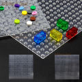 Transparent Base Plate 32x32 Single Double Sided Small Building Blocks Classic DIY Building Baseplates Toys For Children Kids.