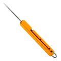 Portable Retractable Toothpick High Strength Titanium Alloy Spring Push-pull Fruit Pick Gift Keychain Pendant Tooth Camping.