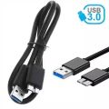 High Performance USB 3.0 Type A to Micro B External Hard Disk Cable High Speed. 
