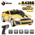 WLtoys K4308 1:43 2.4G RC Drift Racing Car With LED Lights 4WD Gyroscope High Speed RTR Remote Control Car Toy For Kid .