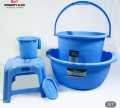 Bathroom set 5pcs ,Tub ,Bucket,stool,mug ,soap dish. 