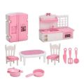 Dollhouse Furniture Set Accessories Mini Bedroom Livingroom Bathroom Kitchen Dollhouse Miniature Pretend Play Family Toys.
