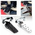 1 Pair Retro Motorcycle Foldable Foot Pegs Shock-absorbing Pedals Modified Parts Compatible For Honda Acesssories. 