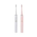 Cross-Border Jianpai Sonic Electric Toothbrush for Men and Women Adult Non-Rechargeable Soft Fur Full-Automatic Waterproof Coupl. 