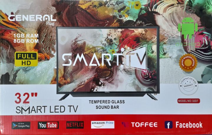 General flag Android TV-32"