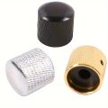 1PC 6MM Metal Dome Sound Guitar Volume Knob Potentiometer Electric Guitar Bass Control Knob Potentiometer Cover Knob Cover. 