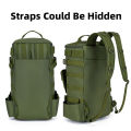 Multifunctional Fishing Backpack Tackle Bag with Rod Holders Fish Equipment Storage Molle Pack Camping Hiking Outdoor Sports Bag.