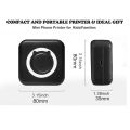 MINI Print Portable Thermal Printer Photo Pocket Thermal Label Printer 58mm Printing Wireless Bluetooth Android IOS.
