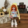 The New 6-point Bjd Clothes 30 Cm Doll Clothes Dress Up Suit BJD Clothes Ghost Mother Doll Accessories Jumpsuit.