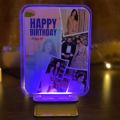 Customize picture LED Lamp Square in Multi Colors For gifts & Decore. 
