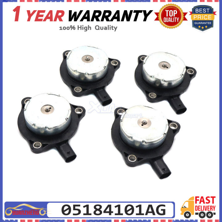 4pcs Engine Variable Valve Timing VVT Solenoid Actuator 05184101AG For Chrysler 200 300 Dodge Avenger Charger Jeep Wrangler 3.6L
