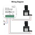 100A Wifi Tuya Intelligent Energy Meter Solar PV System Power Production Consumption Bidirectional Monitoring Meter APP Control.