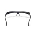 Dial Adjustable Glasses Variable Focus for Computer Reading Distance Vision Eyeglass Unisex Variable Focus Black Frame Glasses. 