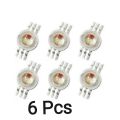 1W High Power RGB LED 6 pcs (6-pin connection). 
