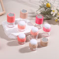 Mini Empty Refillable Loose Powder Box With Powder Puff Diy Cosmetic Powder Case Blusher Finishing Powder Jar Container. 