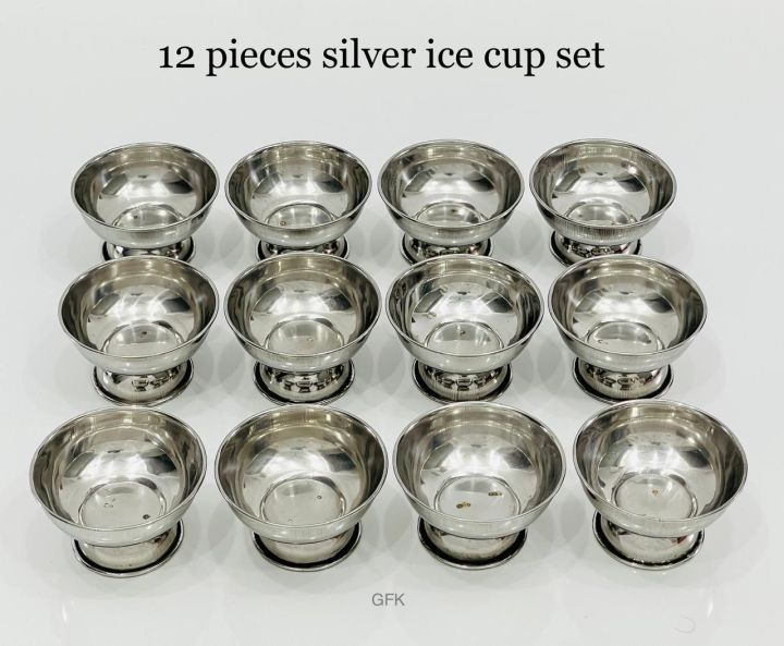 12%20Pcs%20Ice%20Cream%20Cup%20Set%20Silver%20-%20Image%202