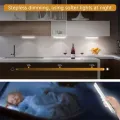 1PCS Human Ultra-thin Sensing Intelligent USB Charging Sensing Light Strip Display Cabinet Kitchen Wardrobe Dimming Light. 